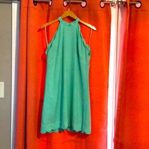 Teal dress in small